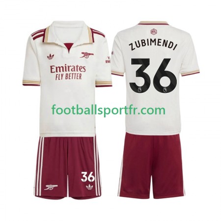 Tenue Arsenal Martin Zubimendi 36 Enfant Troisieme 2025-2026 Maillot de Foot